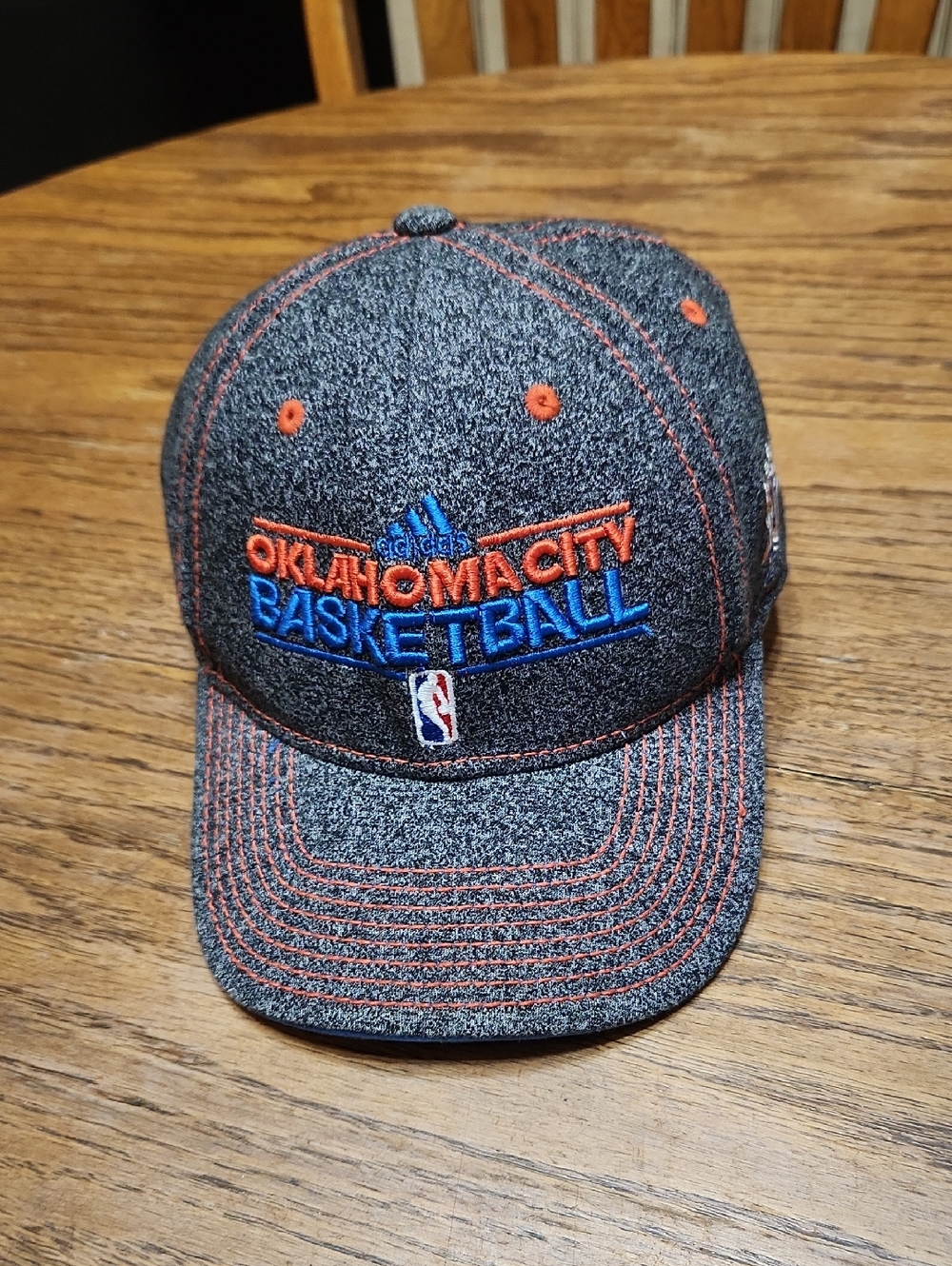 Adidas Reg Season Oklahoma City Thunder NBA FAN Cap Fit Max70